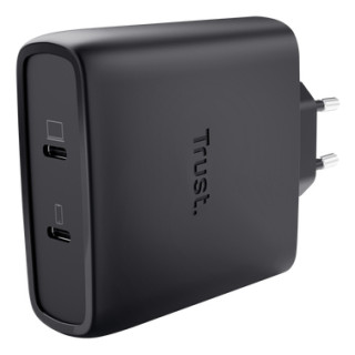 Trust MAXO CHARGEUR 100W 2 PORTS + CABLE USB-C -2M- NOIR