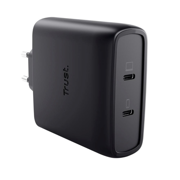 Trust MAXO CHARGEUR 100W 2 PORTS + CABLE USB-C -2M- NOIR