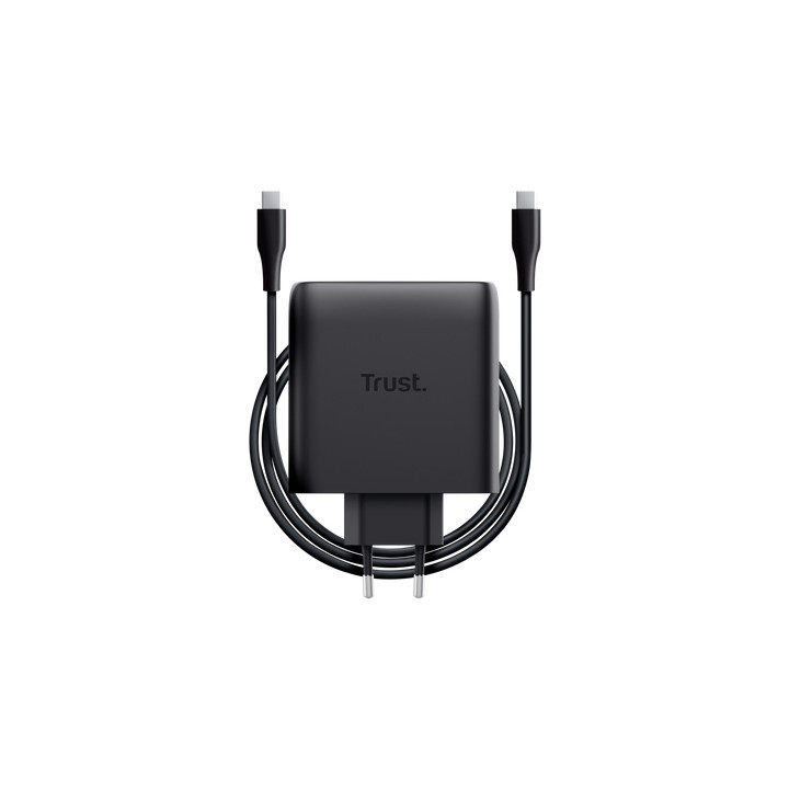 Trust MAXO CHARGEUR 100W 2 PORTS + CABLE USB-C -2M- NOIR