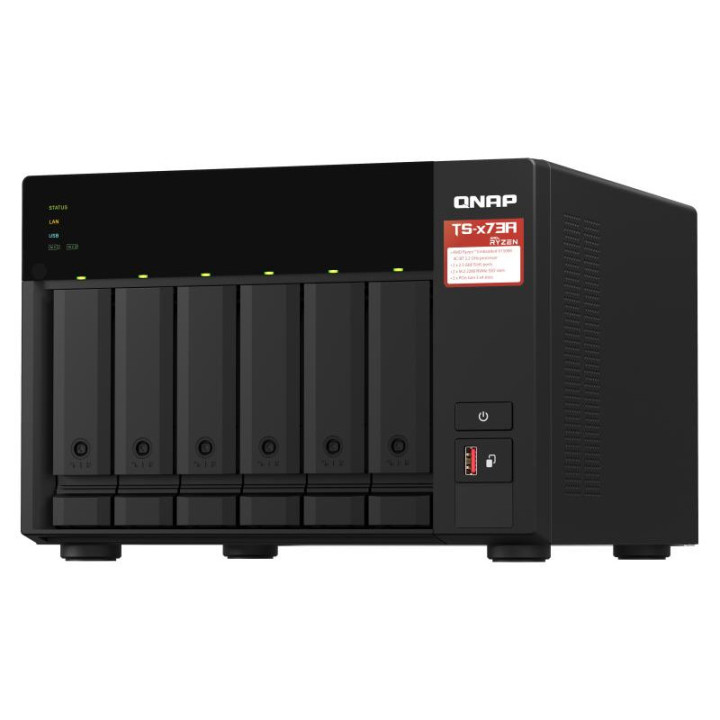 QNAP SYSTEMS TS-673A-8G 6 BAY 2.2GHZ 4C/8T 