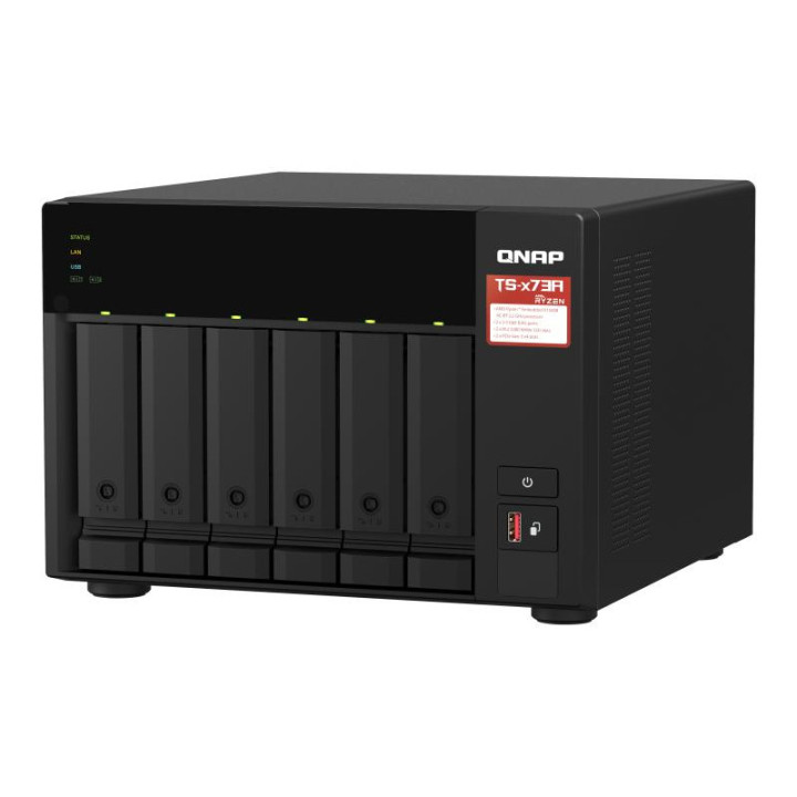 QNAP SYSTEMS TS-673A-8G 6 BAY 2.2GHZ 4C/8T 