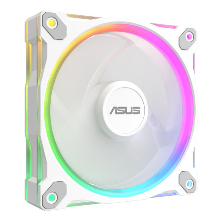 ASUS PRIME MR120 FAN ARGB WHITE BOITIER PC VENTILATEUR 12 CM BLANC 