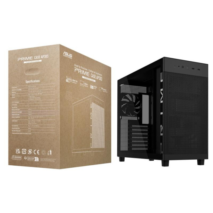 ASUS PRIME AP303 TG NOIR - MT/SANS ALIM/ATX 
