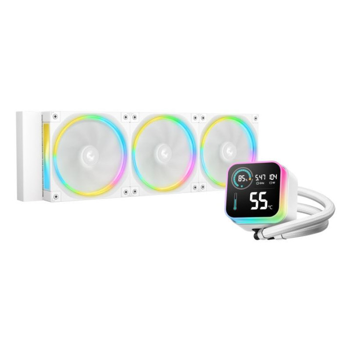 DEEPCOOL LQ360 ULTRA ARGB PROCESSEUR KIT DE REFROIDISSEMENT DU LIQUIDE 12 CM BLANC 
