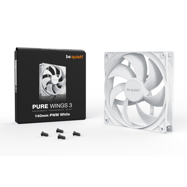 BE QUIET! PURE WINGS 3 140MM PWM BLANC 