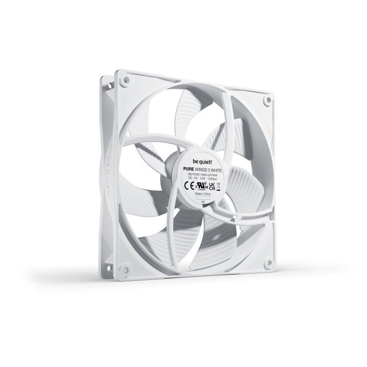 BE QUIET! PURE WINGS 3 140MM PWM BLANC 