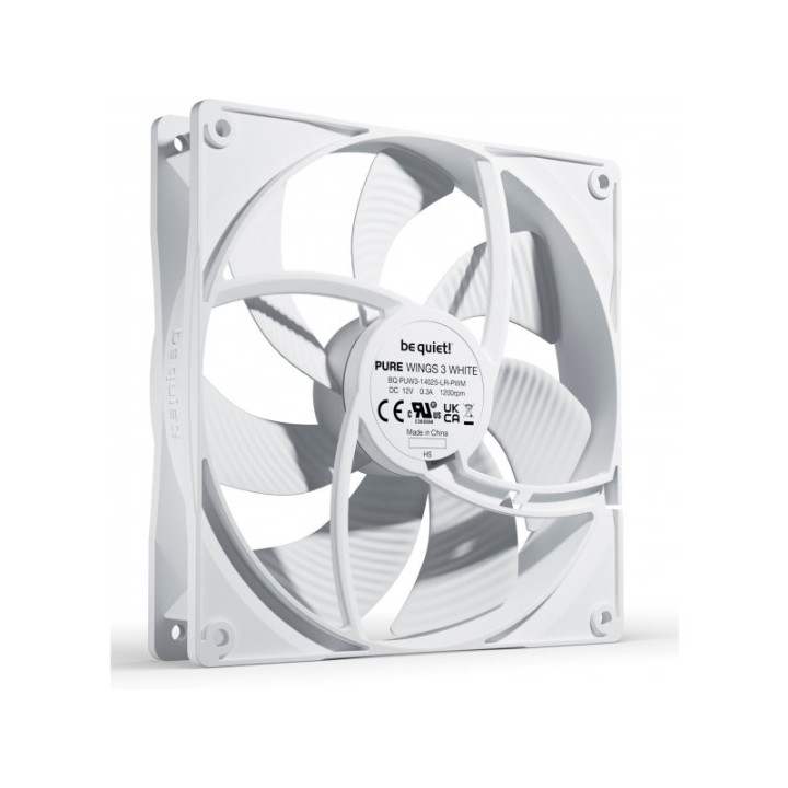 BE QUIET! PURE WINGS 3 140MM PWM BLANC 
