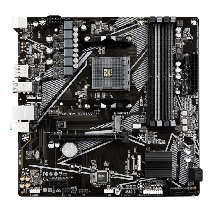 GIGABYTE A520M DS3H V2 DDR4 