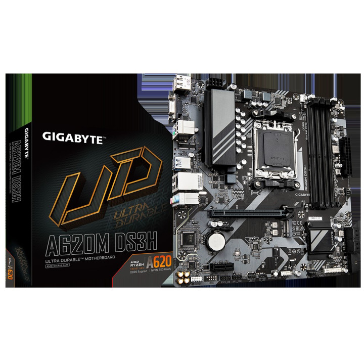 GIGABYTE A620M DS3H - A620/AM5/DDR5/MATX 