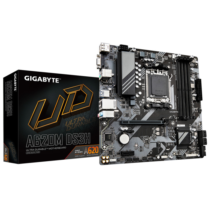 GIGABYTE A620M DS3H - A620/AM5/DDR5/MATX 