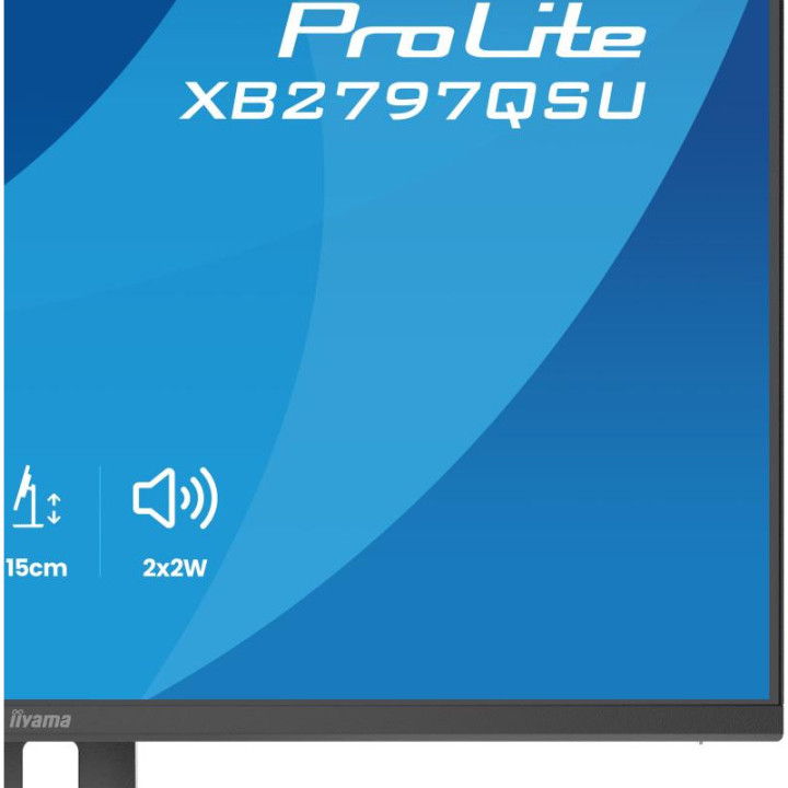 IIYAMA XB2797QSU-B1 27 QHD/75HZ/1MS/PIED REGLABLE/PIVOT 