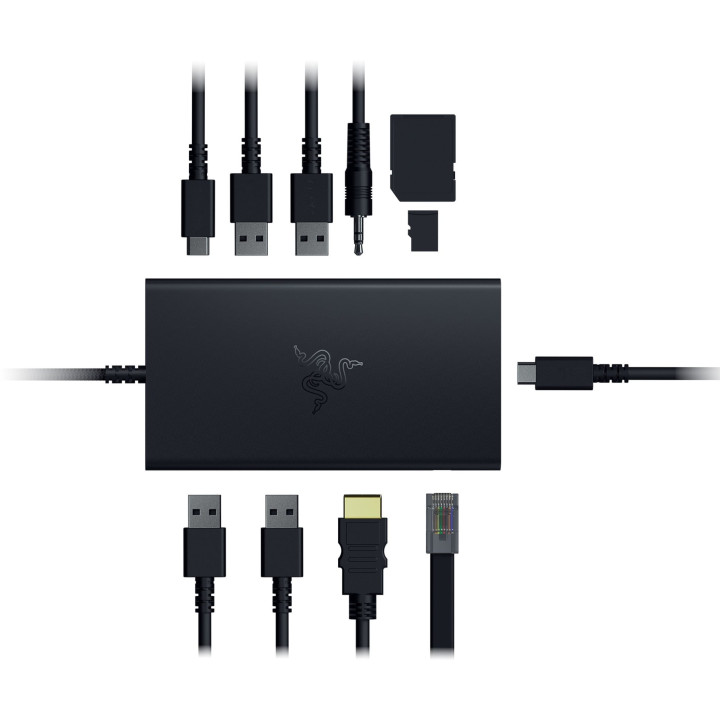 Razer USB-C DOCK - NOIR - 1XHDMI/RJ45/2XUSB-C/4XUSB-A