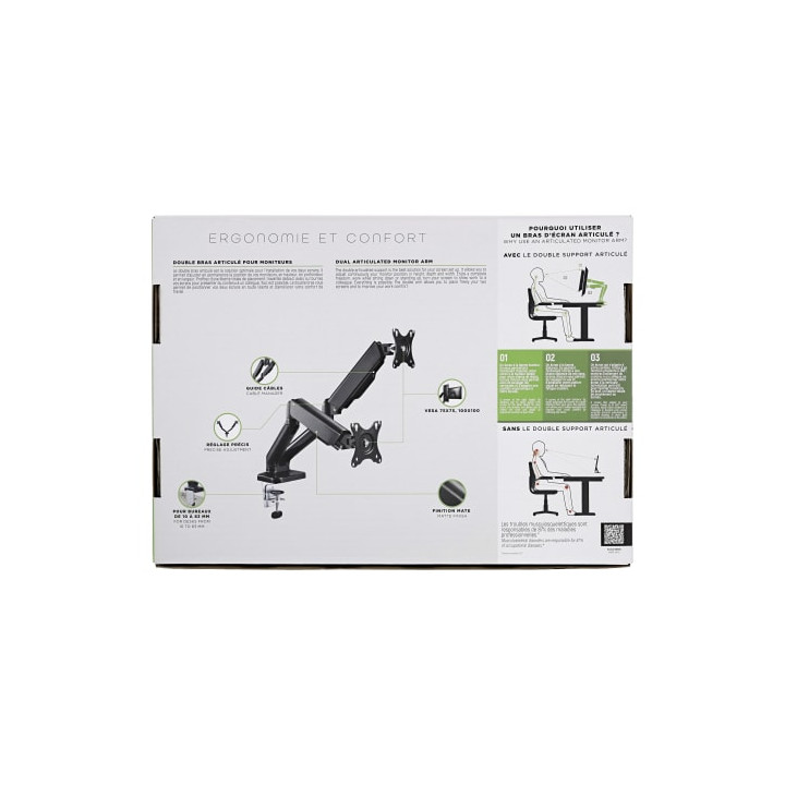 T'NB SUPPORT DE BUREAU ARTICULE 2 ECRANS 