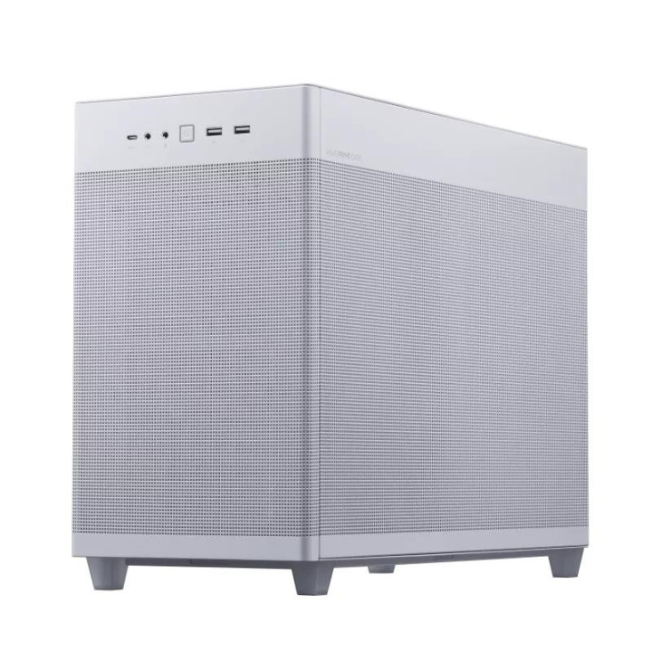 ASUS PRIME AP201 TG BLANC - MT/SANS ALIM/MICRO-ATX 