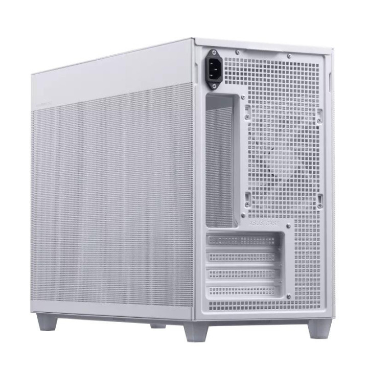 ASUS PRIME AP201 TG BLANC - MT/SANS ALIM/MICRO-ATX 