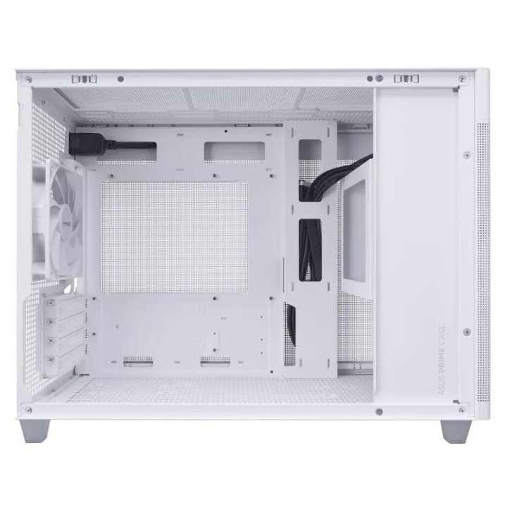ASUS PRIME AP201 TG BLANC - MT/SANS ALIM/MICRO-ATX 