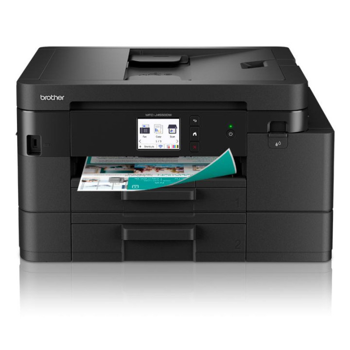 BROTHER MFC-J4550DW IMPRIMANTE JET D'ENCRE MULTIFONCTION 4-EN-1 SANS FIL. ELIGIBLE AU FORFAIT ECOPRO. 