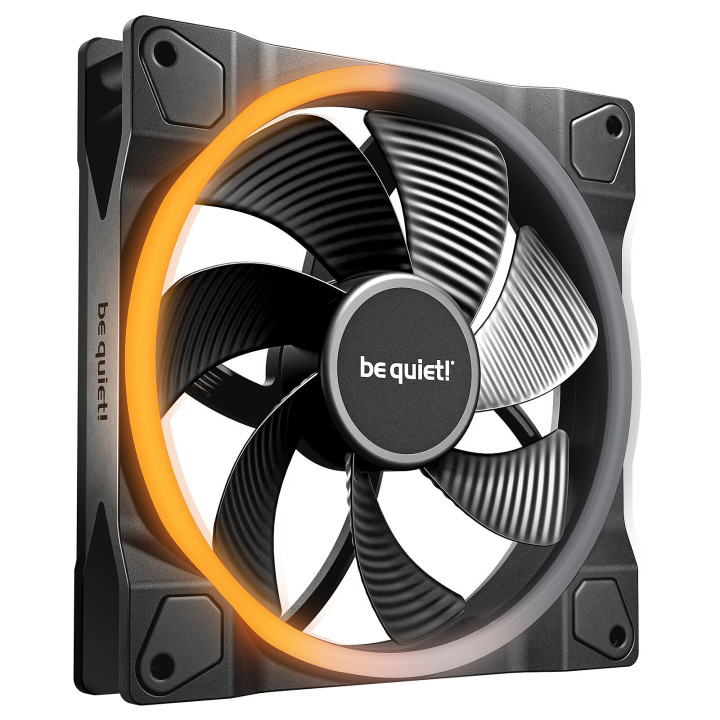 BE QUIET! LIGHT WINGS 140MM PWM REVERSE - NOIR 