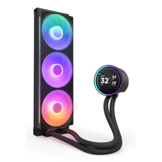 NZXT KRAKEN ELITE 360 RGB PROCESSEUR REFROIDISSEUR DE LIQUIDE TOUT-EN-UN 12 CM NOIR 1 PIECE(S) 