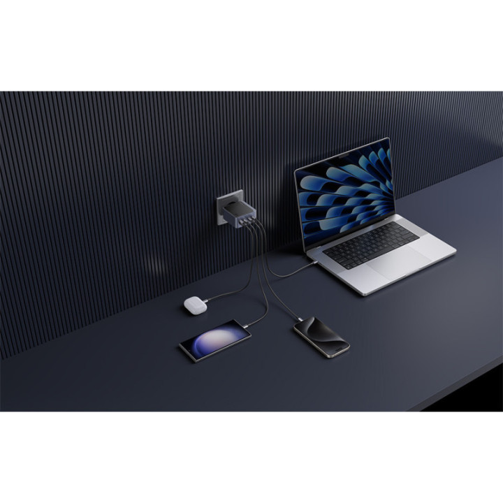 UGREEN CHARGEUR NEXODE S USB-A+3XUSB-C/4PORTS/100W/GRIS 