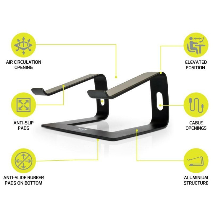 PORT STAND NOTEBOOK ALUMINIUM 