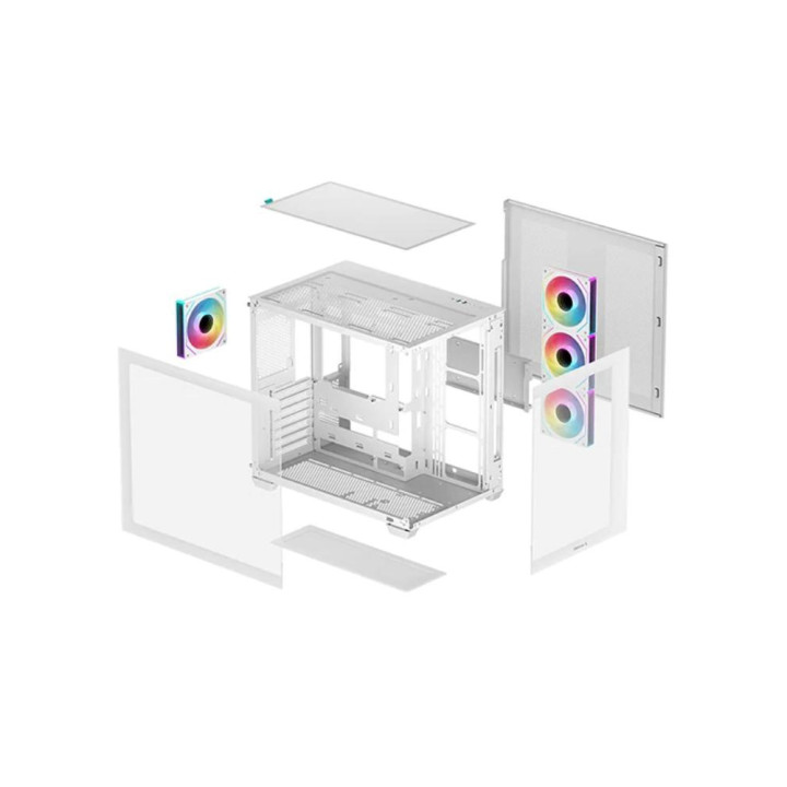 DEEPCOOL CG530 4F - MT/SANSALIM/ATX - BLANC 