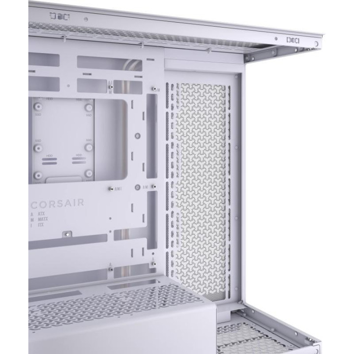 CORSAIR 3500X BLANC - MT/SANS ALIM/E-ATX 