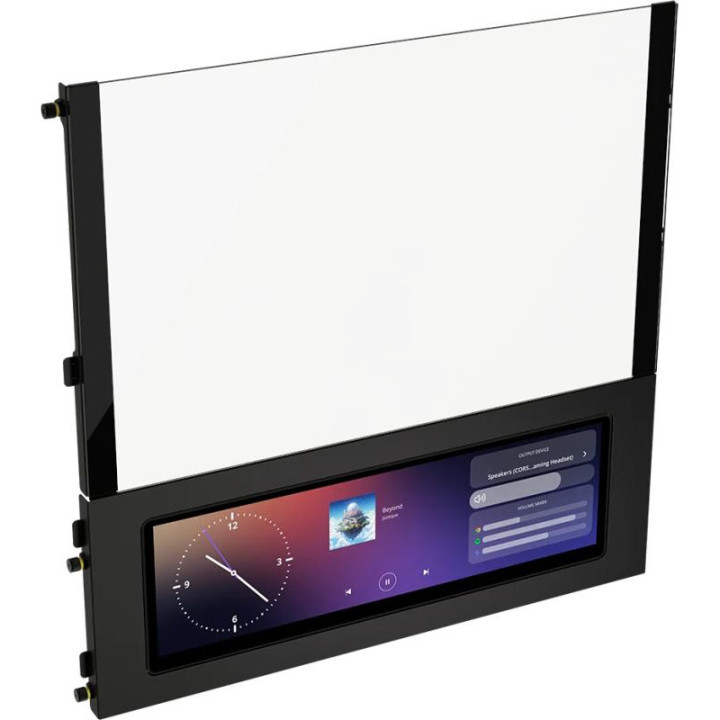 CORSAIR FRAME 4000D LCD RS ARGB NOIR - MT/SANS ALIM/E-ATX 