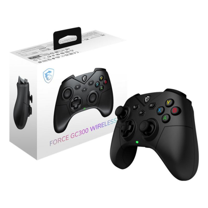 MSI FORCE GC300 WIRELESS NOIR USB 2.0 MANETTE DE JEU ANALOGIQUE PC 