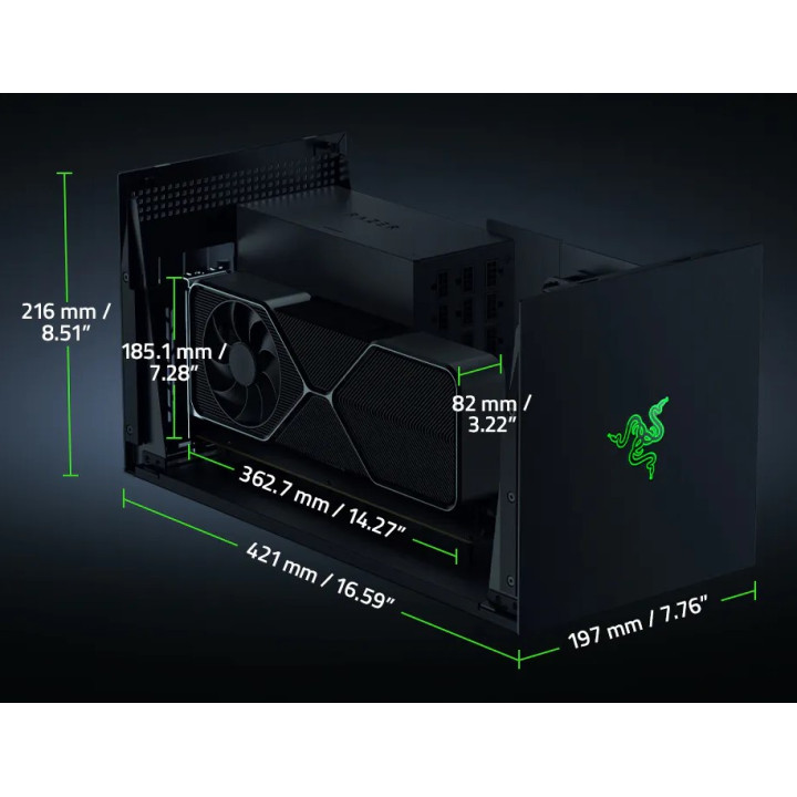 RAZER CORE X V2 BOITIER EGPU THUNDERBOLT W/O ALIM ATX 