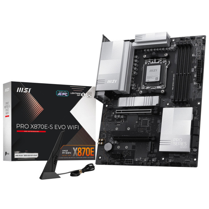 MSI PRO X870E-S EVO WIFI - X870/AM5/DDR5/ATX