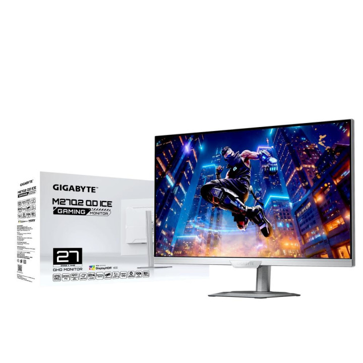 GIGABYTE M27Q2 QD ICE 27 QHD/200HZ/QD F-IPS/PIVOT/USBC/GS 