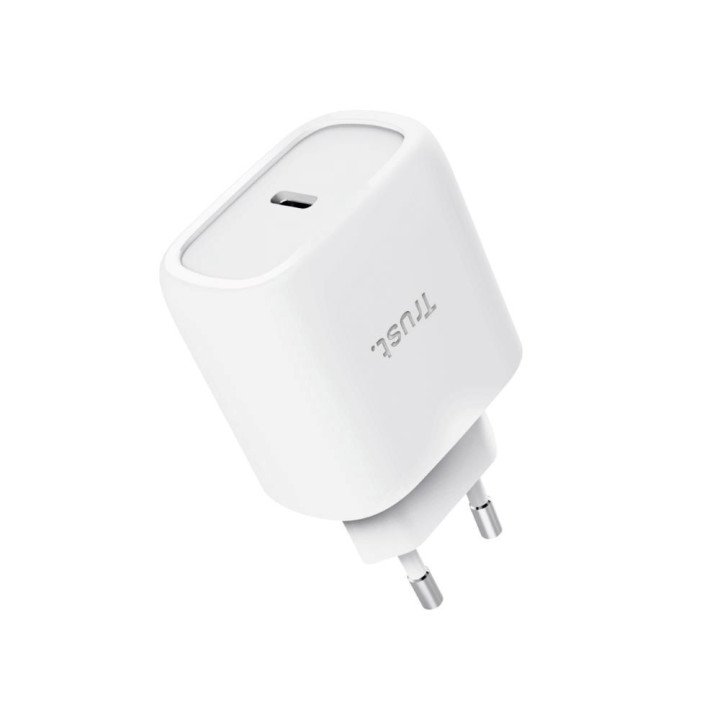 Trust MAXO CHARGEUR 65W USB-C + CABLE USB-C - 2M - BLANC