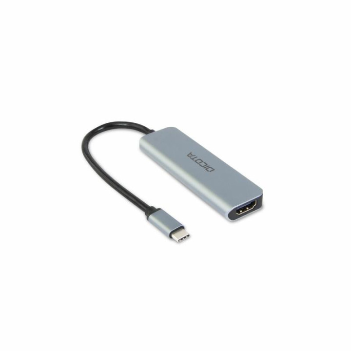 DICOTA D32060 HUB & CONCENTRATEUR USB TYPE-C ARGENT 