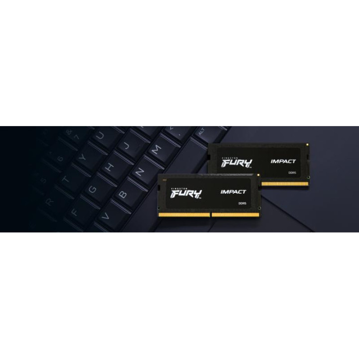KINGSTON TECHNOLOGY FURY DDR5 SODIMM IMPACT PNP CL40 32 GO 5 600 MT/S (KIT DE 2) 