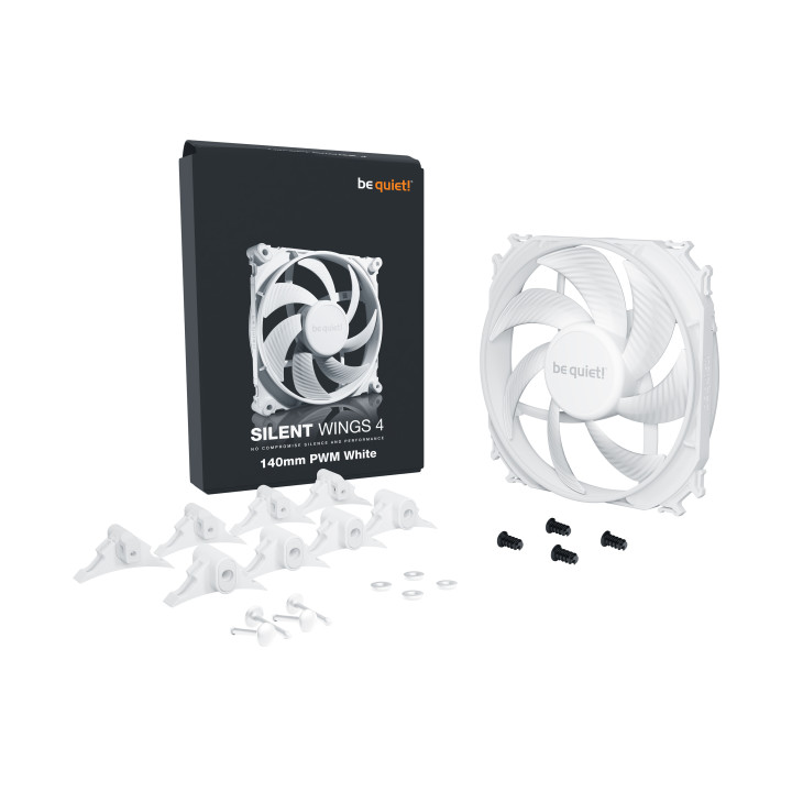 BE QUIET! SILENT WINGS 4 PWM 140MM - BLANC 