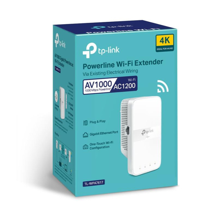 TP-LINK AV1000 GIGABIT POWERLINE AC1200 
