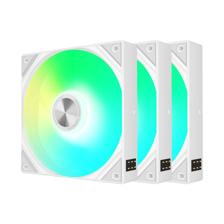 TRYX ROTA SL ARGB (PACK 3X120MM) - BLANC 