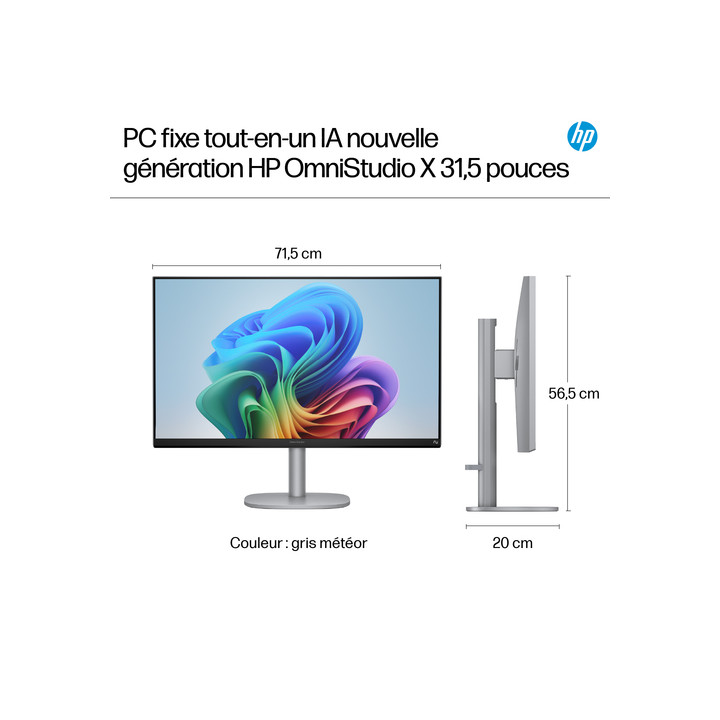 HP OMNISTUDIO 32 4K/U5-226V/16GO/1TO/WEBCAM/W11