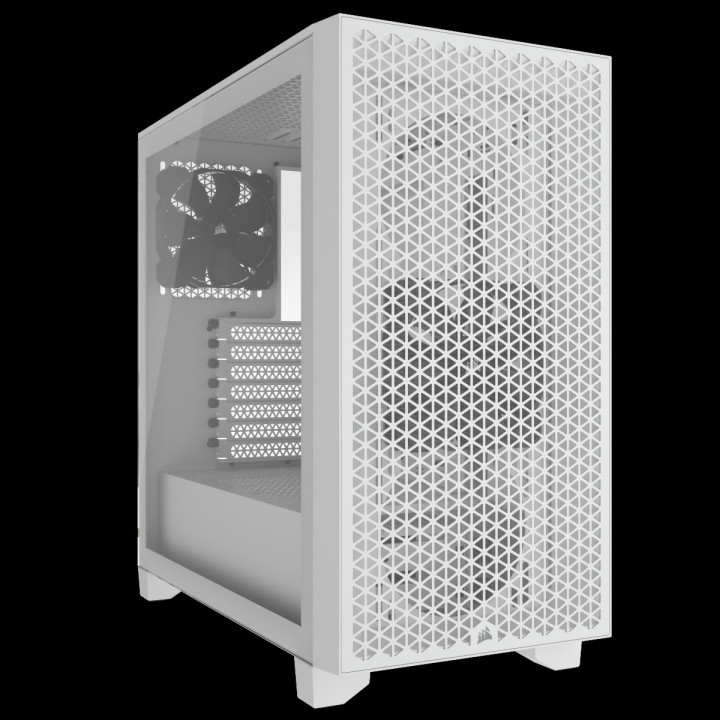 CORSAIR 3000D AIRFLOW BLANC - MT/SANS ALIM/ATX 