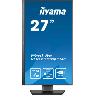 IIYAMA XUB2797QSNP-B1 27 QHD/100HZ/IPS/KVM USB-C 95W 