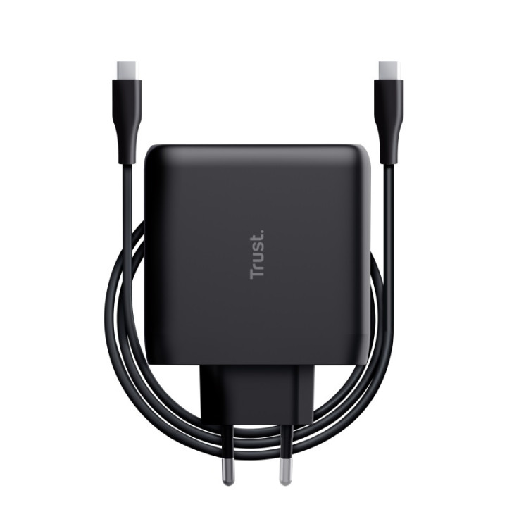 TRUST ALIMENTATION UNIVERSELLE MAXO USB-C 100 WATTS NOIR 