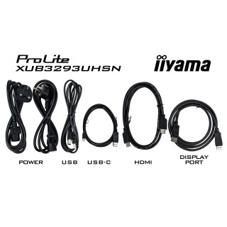 IIYAMA XUB3293UHSN-B5 31.5 4K/60HZ/DOCK USB-C/KVM/RJ45 