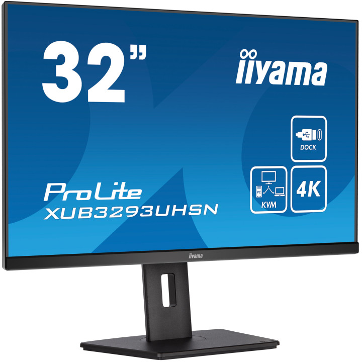 IIYAMA XUB3293UHSN-B5 31.5 4K/60HZ/DOCK USB-C/KVM/RJ45 