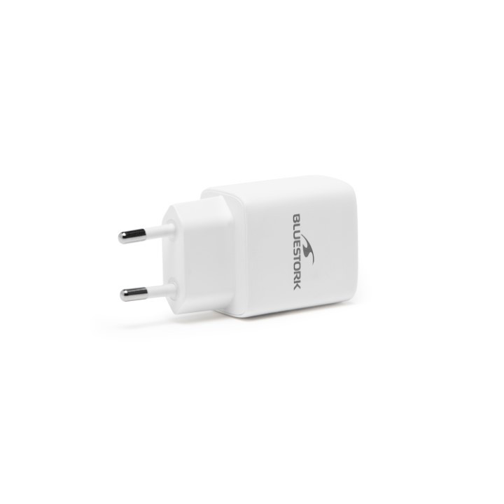 BLUESTORK CHARGEUR USB/2 PORTS/30W/BLANC 