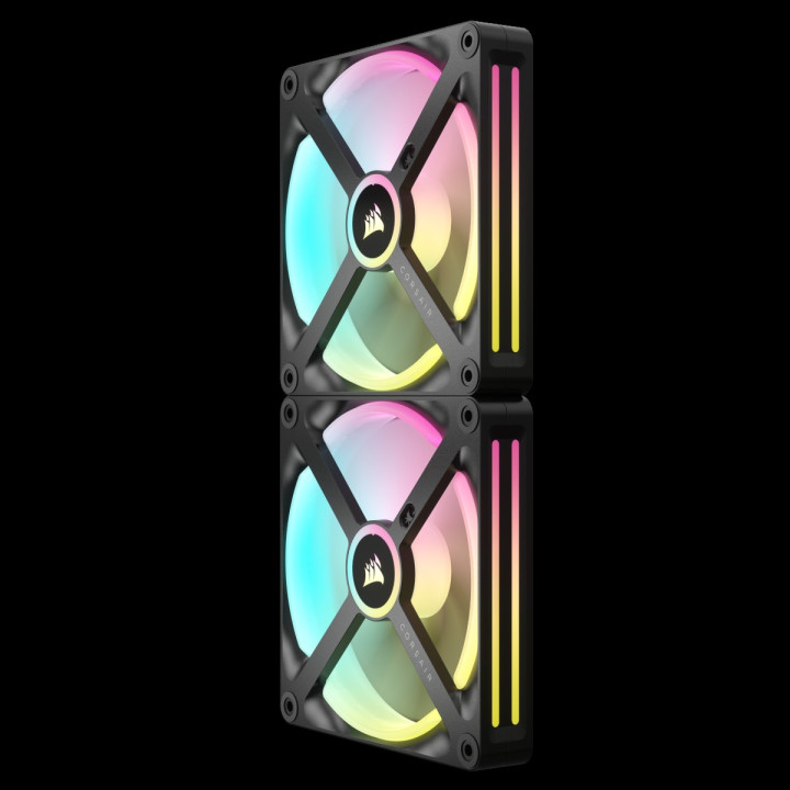 CORSAIR ICUE LINK QX140 RGB - KIT DE DEMARRAGE - NOIR 