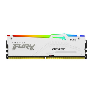 KINGSTON TECHNOLOGY FURY BEAST 64GB 6000MT/S DDR5 CL30 DIMM (KIT OF 2) WHITE RGB EXPO 