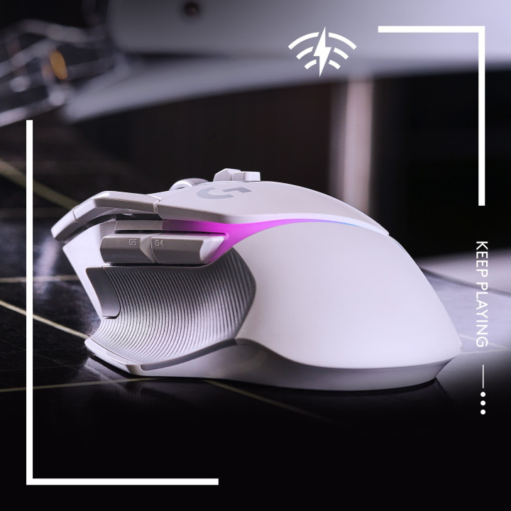 LOGITECH G502 X PLUS - BLANC/PREMIUM/SANS FIL 