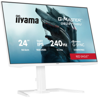 IIYAMA 24 FHD/240HZ/FAST IPS/0.3MS/PIVOT/G-SYNC/BLANC 