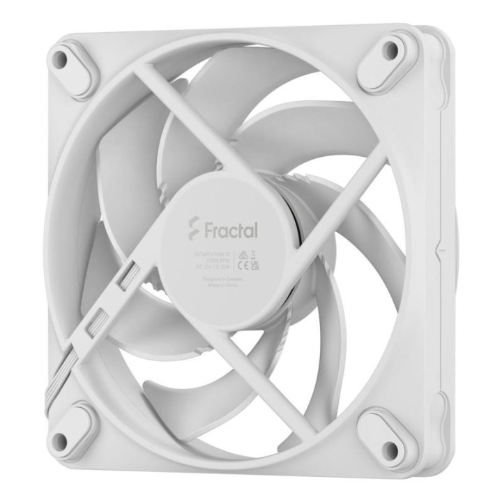 FRACTAL DESIGN MOMENTUM 12 BOITIER PC VENTILATEUR 12 CM BLANC 1 PIECE(S) 